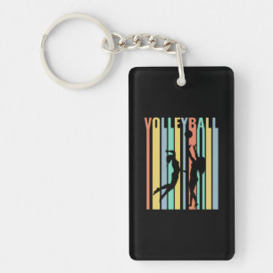 Porte-clefs Volley-ball Beachvolleyball Retro