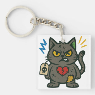 Porte-clefs Voodoo Chat - Charme grincheux