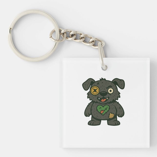 Porte-clefs Voodoo Dog Tee — Grrr and Guarded (Devant)