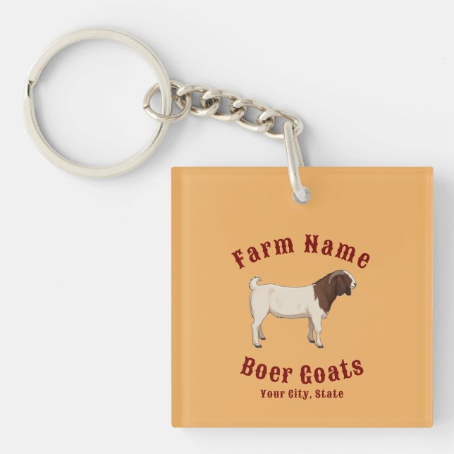 Porte-clefs Vos chèvres Boer de la ferme (Devant)