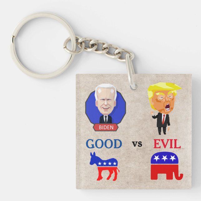 Porte-clefs Voter Pour Le Bon Porte - clé (Devant)