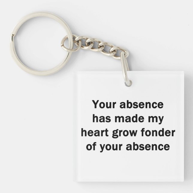 Porte-clefs Votre absence (Devant)