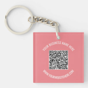 Porte-clefs Votre cadeau de code QR et de Porte - clé de texte