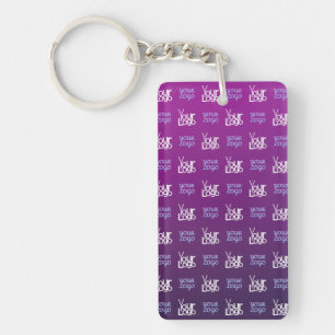 Porte-clefs Votre logo 2 images ou logos d'entreprise téléch