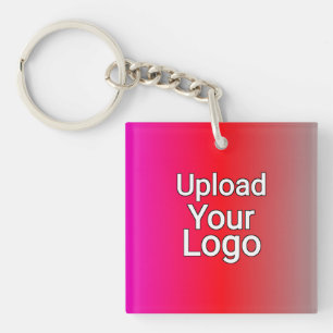 Porte-clefs Votre logo ici – Entreprise personnalisée
