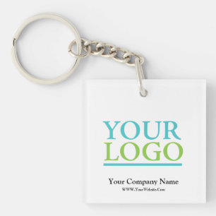 Porte-clefs Votre logo ici, nom et site Web Promo