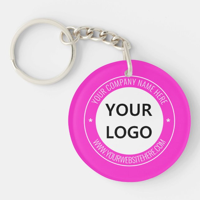 Porte-clefs Votre Modèle de Porte - clé professionnel de texte (Devant)