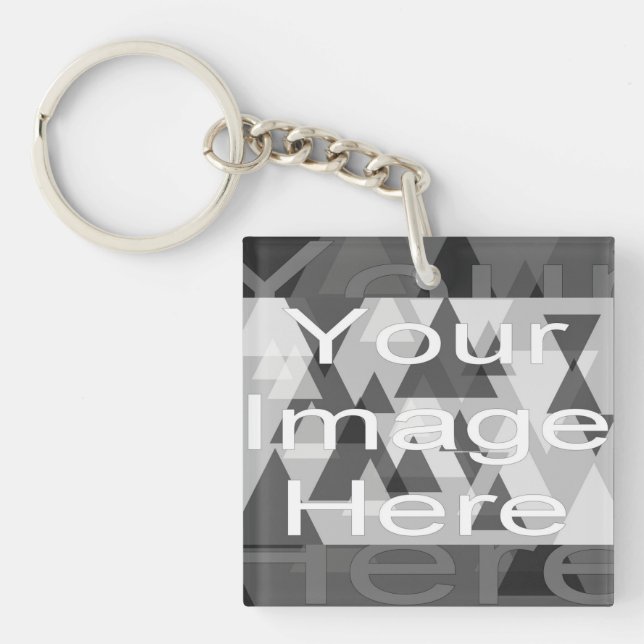 Porte-clefs Votre Modèle photo (Devant)
