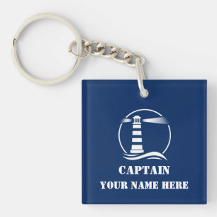 Porte-clefs Votre Nom Personnalisé Ou Nom De Bateau Phare Clas