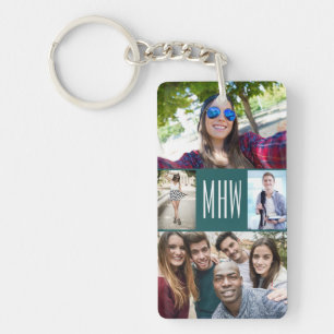 Porte-clefs VOTRE porte - clé de PHOTOS et de MONOGRAMME