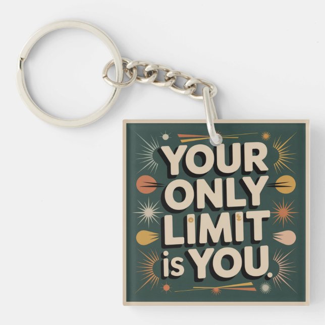 Porte-clefs Votre seule limite est vous (Devant)
