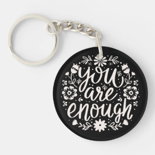 Porte-clefs Vous êtes assez d'amour propre soutien pour la san