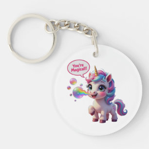Porte-clefs Vous êtes Magique ! Licorne