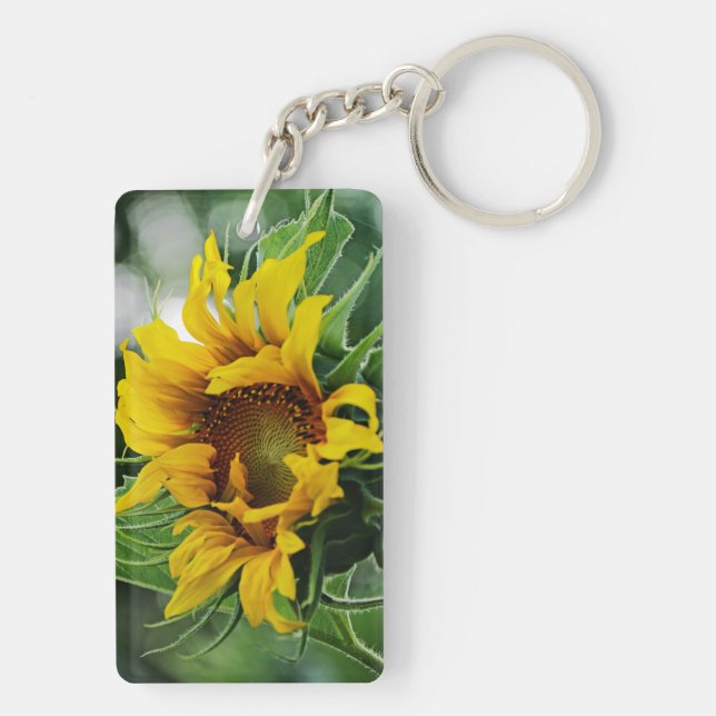 Porte-clefs "Vous êtes mon soleil" Tournesol (Dos)