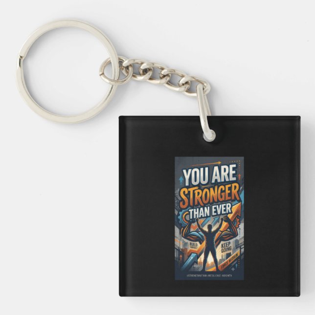 Porte-clefs Vous êtes plus fort que jamais (Devant)