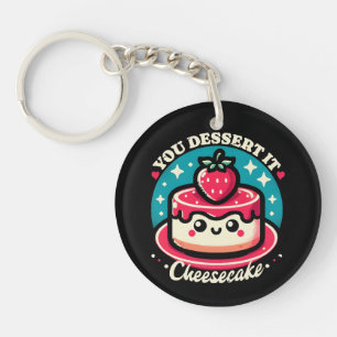 Porte-clefs Vous Le Dessert - Cheesecake Kawaii