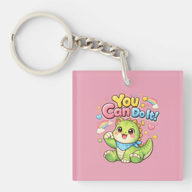 Porte-clefs vous pouvez le faire (Devant)