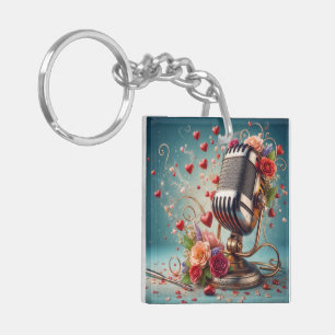 Porte-clefs Vous remplissez mon cœur de chanson - Cadeau perso