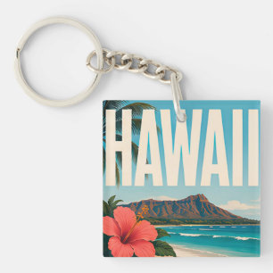 Porte-clefs Voyage au paradis de l'île d'Hawaï