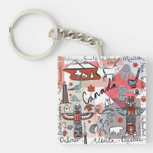 Porte-clefs Voyage mondial - Canada