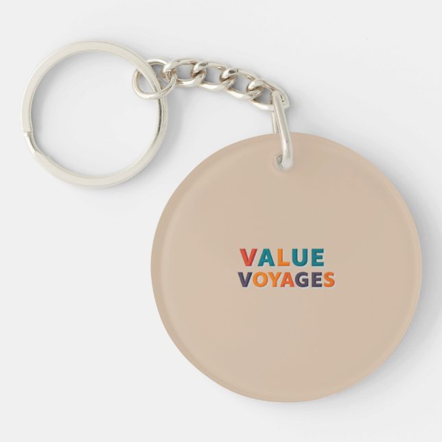 Porte-clefs Voyages de valeur (Devant)