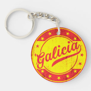Porte-clefs Voyageur mondial - Galice, Espagne