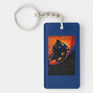 Porte-clefs Vrai cru PosterEurope de club de Moto