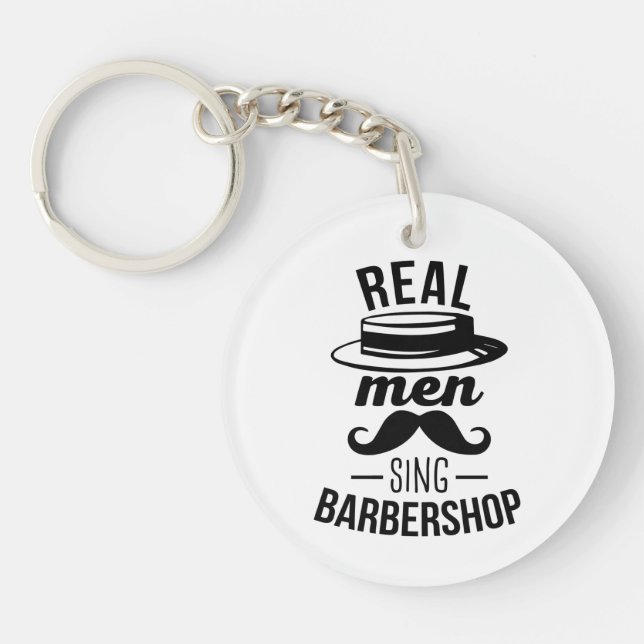 Porte-clefs Vrai Homme Chant Barbershop (Devant)