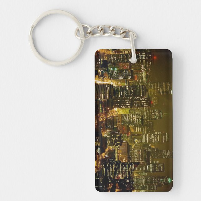 Porte-clefs Vue de ville de Seattle (Devant)