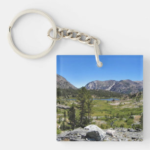 Porte-clefs Vue du lac Shell, col Tioga, Californie