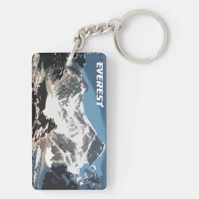 Porte-clefs Vue du mont Everest, Népal (Dos)