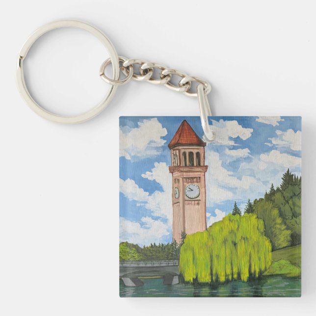 Porte-clefs Vue du parc River Front  (Devant)