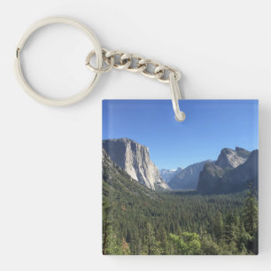 Porte-clefs Vue du tunnel de la vallée de Yosemite en bleu pho