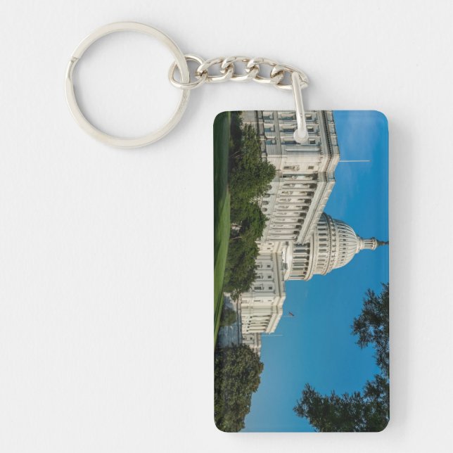 Porte-clefs Vue occidentale de bâtiment de capitol (Devant)