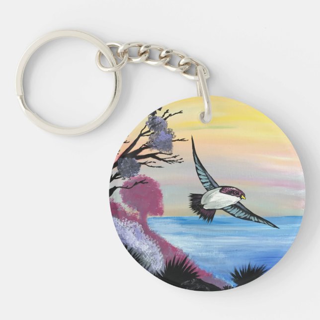 Porte-clefs Vue Oiseaux (Devant)