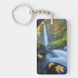 Porte-clefs Vue panoramique verticale de Tunnel Falls