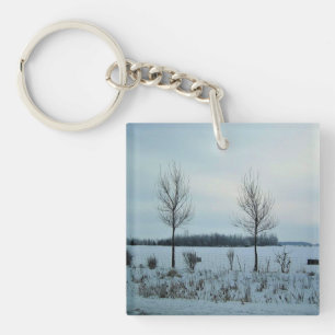 Porte-clefs Vue rurale au Québec, Canada