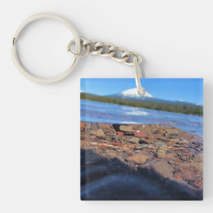 Porte-clefs Vue sous-marine du lac Little Lava, Oregon