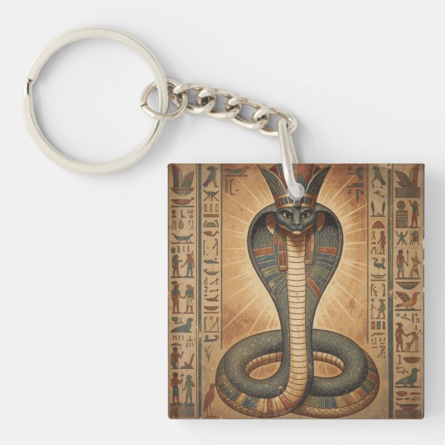 Porte-clefs Wadjet – Déesse serpent égyptienne´7 (Devant)