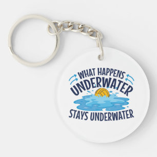Porte-clefs Water Polo What Happens Underwater