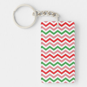 Porte-clefs Watermelon Summer Zigzag Stripes Motif-56209