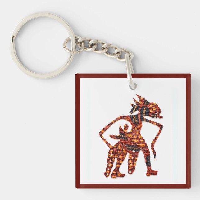 Porte-clefs Wayang dans Batik II (Devant)