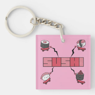 Porte-clefs We Love Sushi - Sushi Love - ASL ILY Obsession