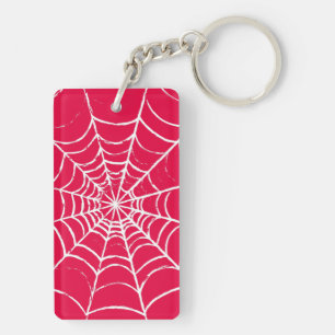 Porte-clefs Web rose