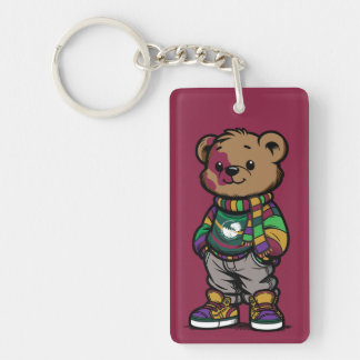 Porte-clefs Webster Bear Sturge-Weber Acrylic Keychain