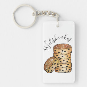 Porte-clefs Welshcakes Welshcakes Bakestones UK British Food