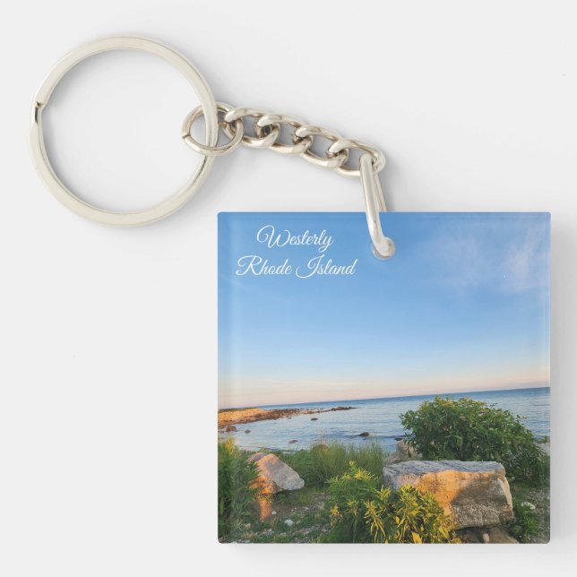 Porte-clefs Westerly Rhode Island Souvenir (Devant)