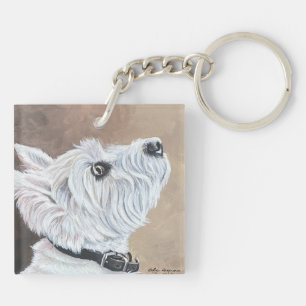 Porte-clefs Westie Recherche vers le profil B