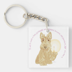 Porte-clefs Wheaten Scottie Bonne Nuit