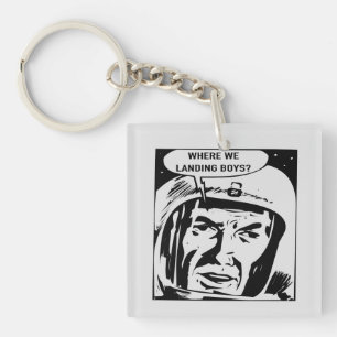 Porte-clefs Where we landing boys? Keychain
